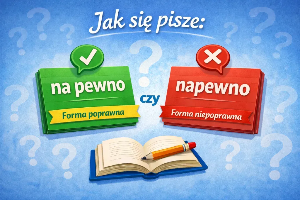 na pewno czy napewno - jak się pisze?
