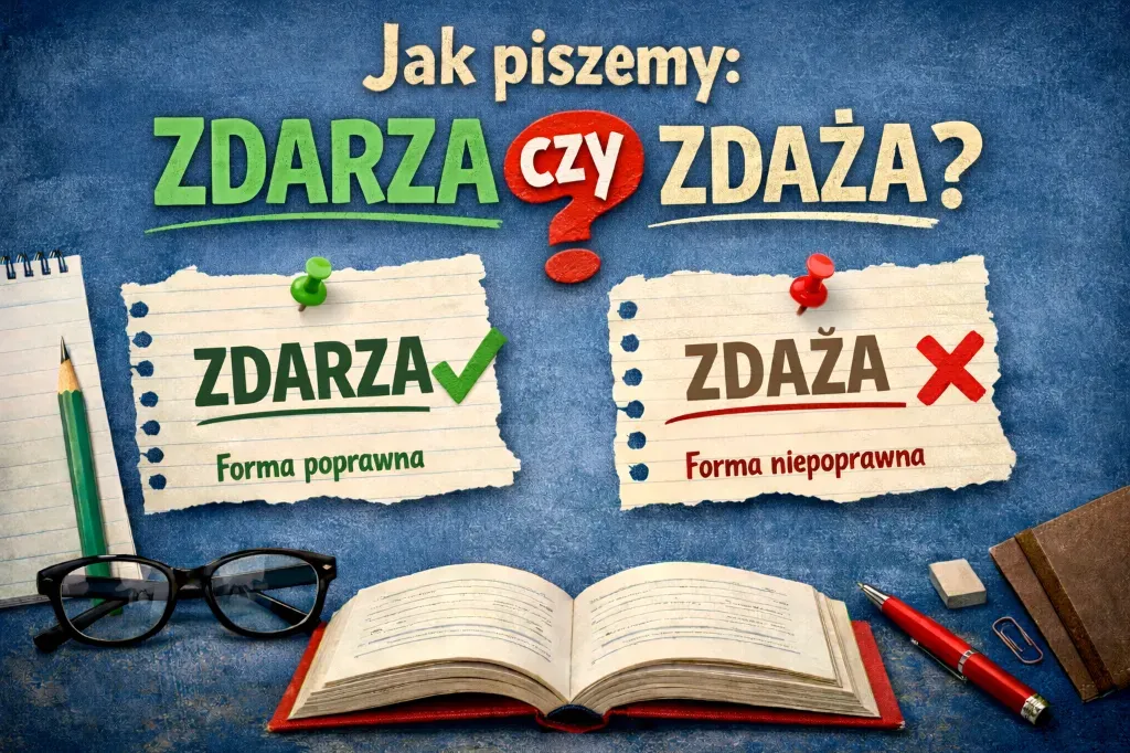 zdarza czy zdaża